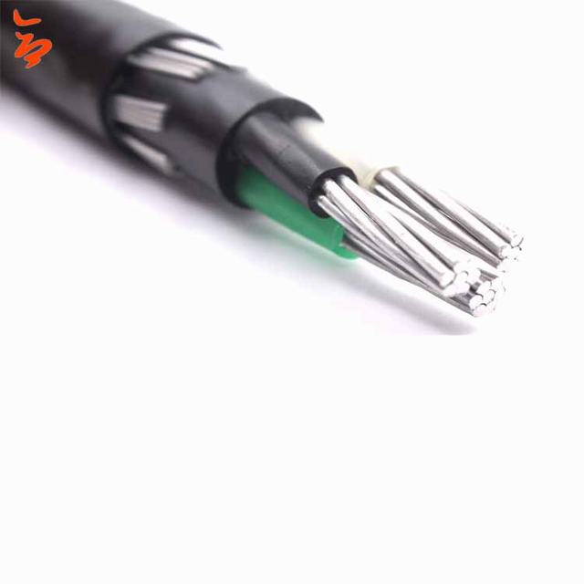0.6/1kV XLPE/PVC insulated double phase 8000 series Aluminum Alloy concentric cable coaxial cable armoured cable 3×4+4awg cabel