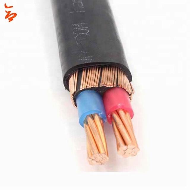 2*8AWG+8AWG Pure  Copper wire Armoured UV-XLPE Concentric cable