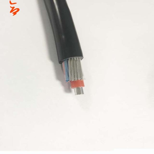 2x16mm+ 2x1mm and 2x6mm aerial service concentric cable with communications cable