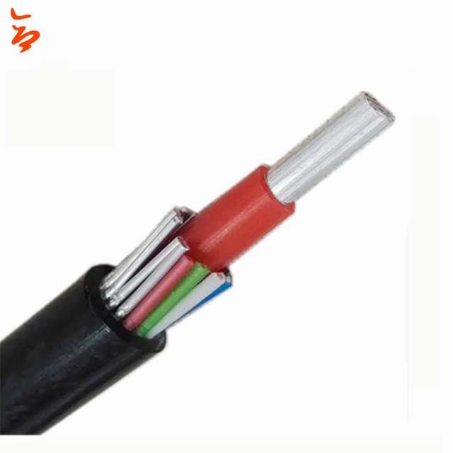 2x6mm 2×16 mm aerial concentric service cable with communications cable