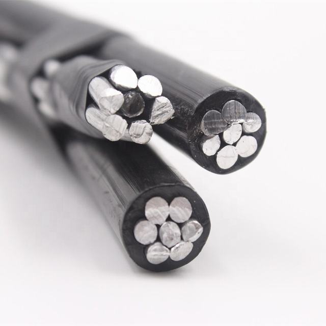 3 core overhead power cable 6AWG abc cable price