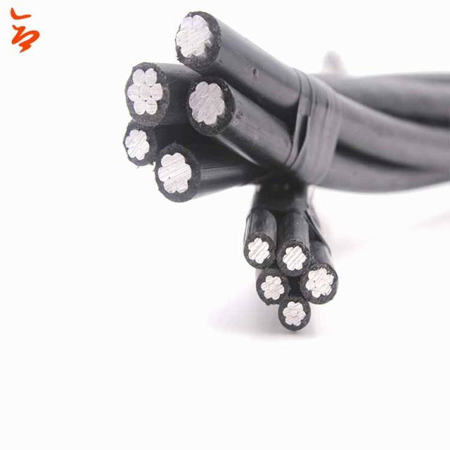 4 core 5 core power cable acsr neutral conductor xlpe insulation abc cable