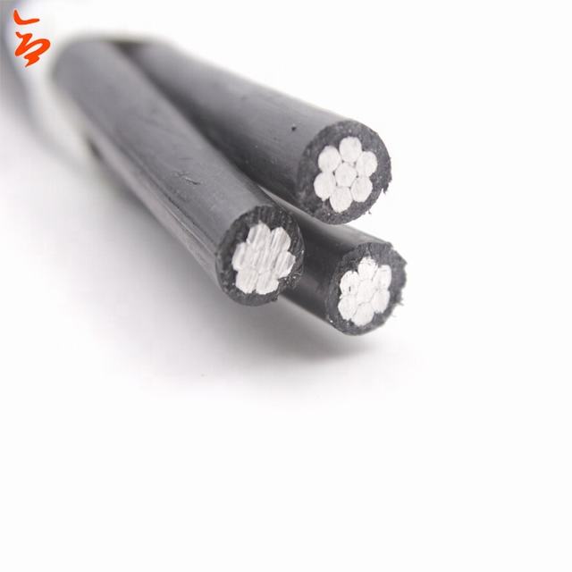 600V XLPE insulation Aluminum abc electrical cables for Distribution line