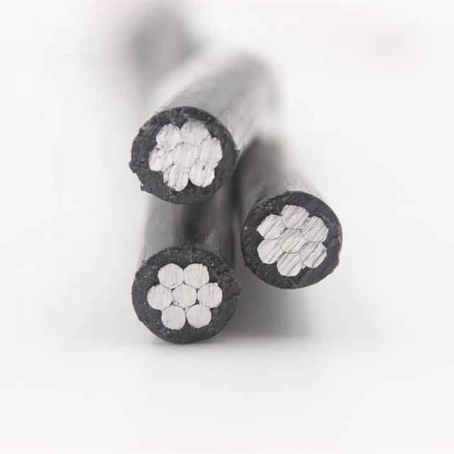 600V XLPE or PE insulation  underground or overhead Aerial Bundled  aluminum cable