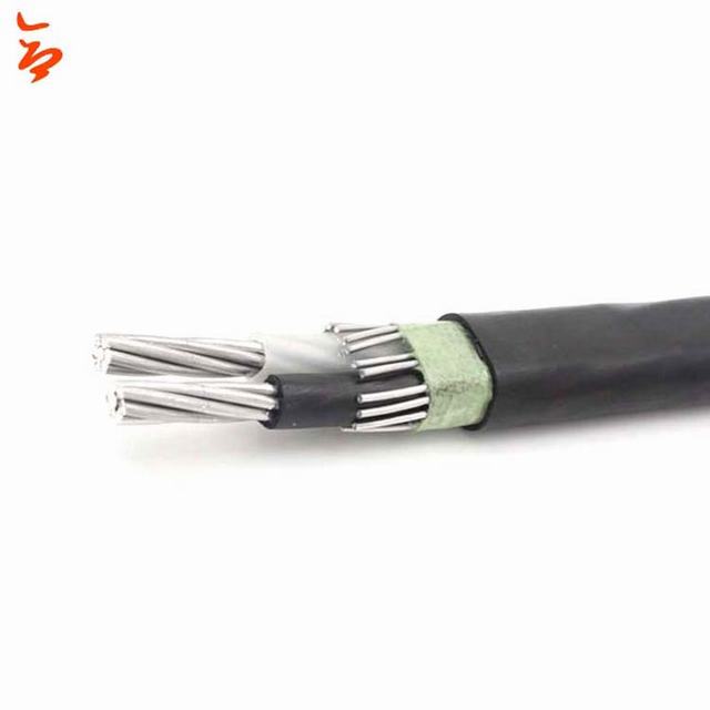 600 V de cobre y aluminio conductor airdac cable concéntrico