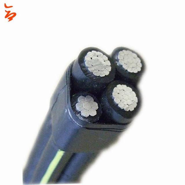 600 볼트 알루미늄 core XLPE/PE insulated ABC Cable Oldenburg 3*4/0AWG + 1*4 /OAWG/Lippizaner 3*336.4 + 1*336.4