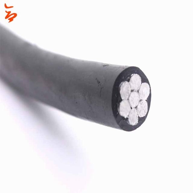 ASTM Standard Covered Lin Wire drop abc cable Xlpe Aerial bundle cable 2awg Peach cabel