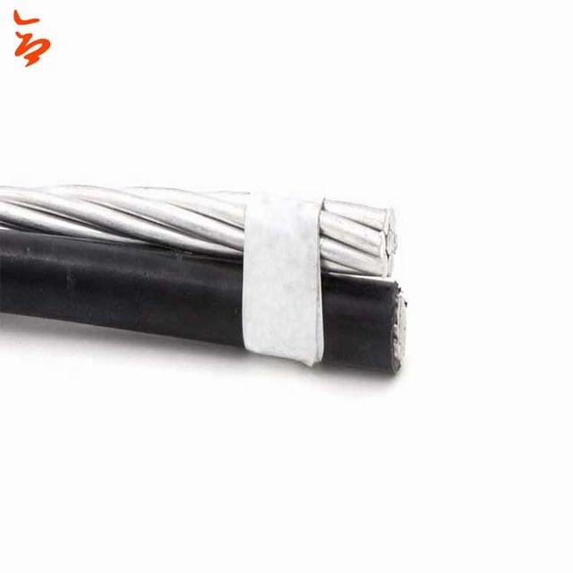 Aluminum conductor aac material overhead 2 core abc cable