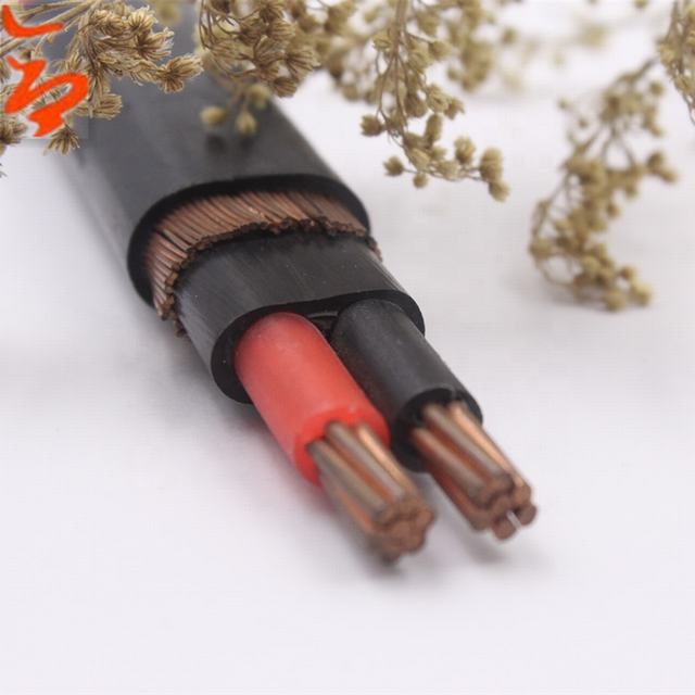 Aluminum or copper wire concentric cable armour cable