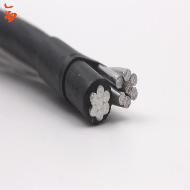 Aluminum twisted cable 2 core duplex service drop cable ABC cable supplier