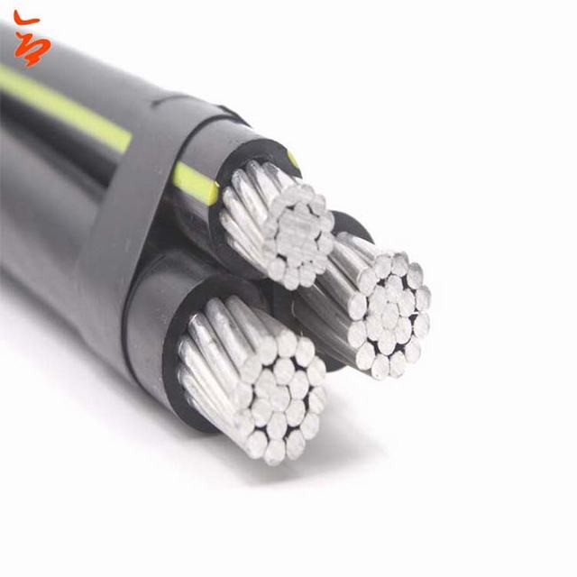 Kabel fabrikant 3 core draad pvc geïsoleerde abc kabel prijslijst