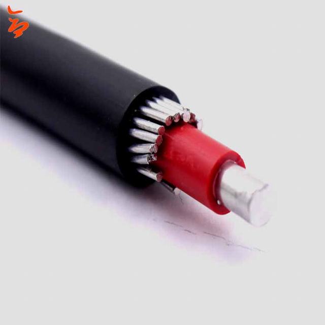 China fornecedor de cabo de alimentação de alumínio coberto cabo concêntrico neutro cabel