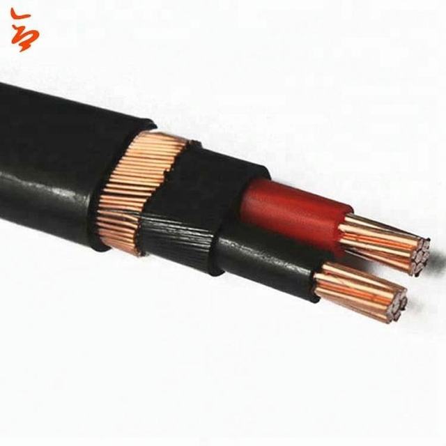 Concêntricos cabo/cabo coaxial (cobre, alumínio, AA8000) 2 * 6AWG + 6AWG