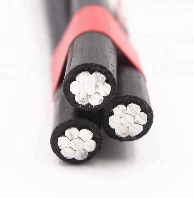 Buena calidad oyster 2 * 4AWG + 1 * 4AWG abc cable