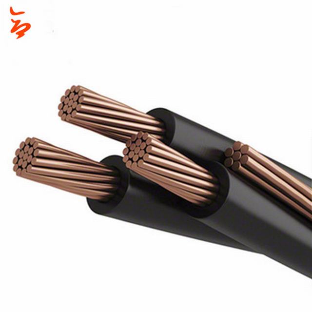 Copper wires service drop ABC cable