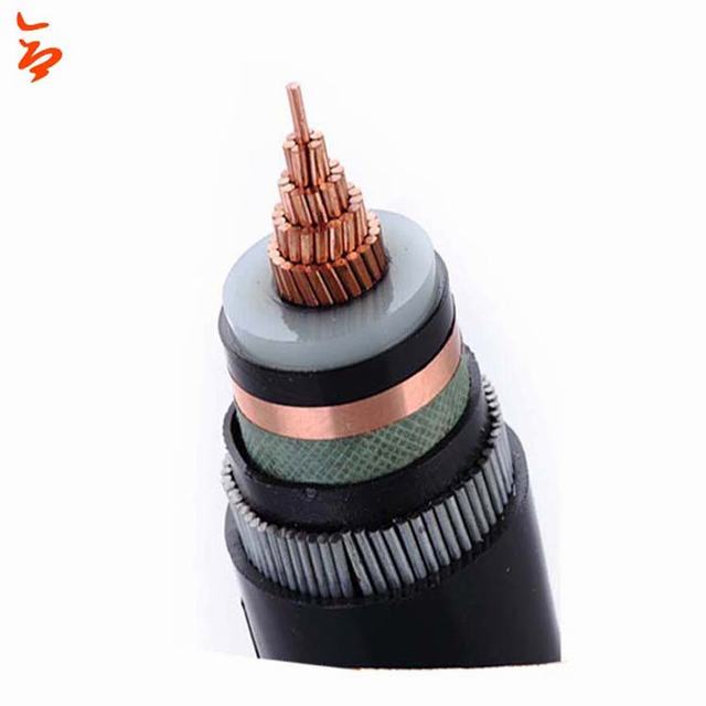 High Voltage XLPE Insulated Corrugated Al Sheath Power Cable / Concentric Cable