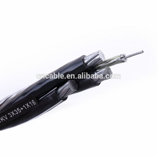 LV voltage overhead insulated service drop abc electrical aerial bundled cable