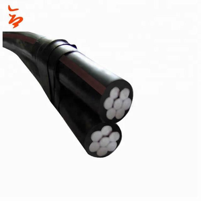 Tegangan Rendah 0.6/1kV Aluminium Konduktor XLPE Isolasi ABC Udara Dibundel Kabel