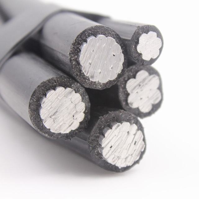 Low Voltage Overhead Application Aluminum Conductor XLPE Insulated ABC Cable Price