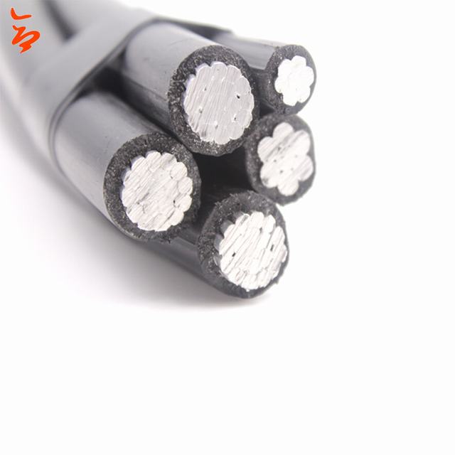 Low Voltage Overhead Electric Transmission Aerial Bundled Cable ABC Conductor 0.6/1kV