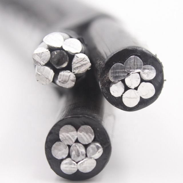 Low voltage electric wire aerial bundled cables abc cable