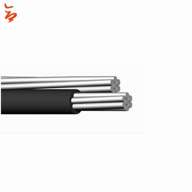 NFC-33209 0.6/1kv aerial Aluminium wire /Preassembled wire /ABC xlpe overhead cable 2*16mm2/2*50mm2/2*35mm2 for chile
