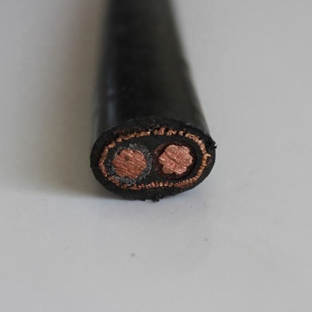PVC Terisolasi atau Netral Mengenai Saham Kawat Tembaga 2-Core Konsentris Kabel