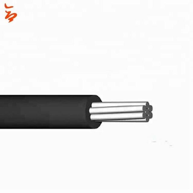 Single Core All Aluminum 좌초 도전 체 PE/XLPE insulated ABC cable 50mm2