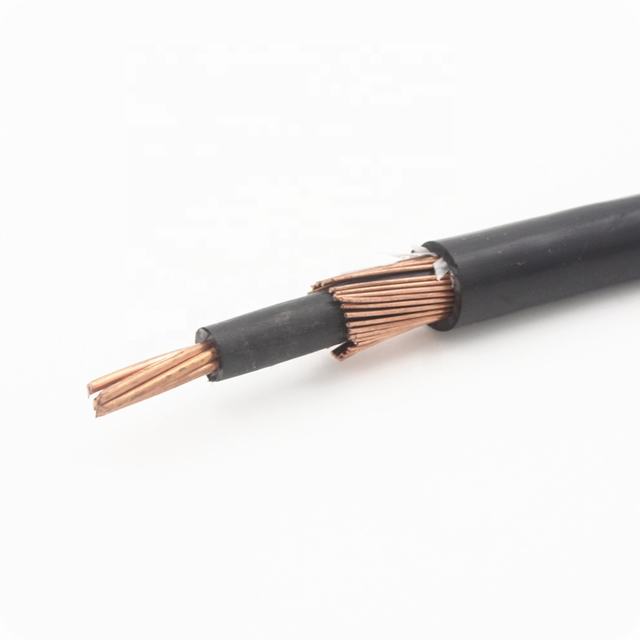 Single Phase Copper Konduktor Terisolasi PVC Konsentris Kabel Netral untuk Pasar Afrika