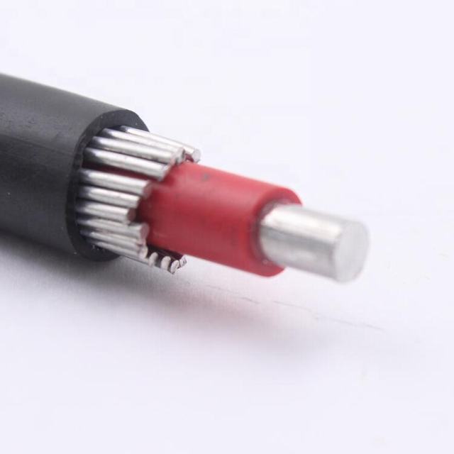 Effen 4mm2 PVC Isolatie Aluminium Draad Concentrische kabel