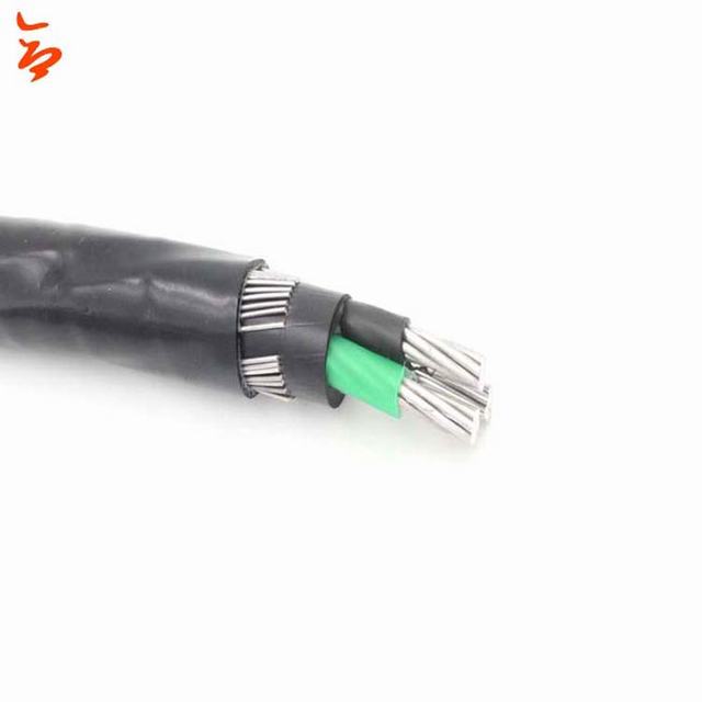 Übertragungsleitung PVC / XLPE / PE-Isolierung Mehradrige konzentrische Kabel in Stromkabeln 0,6 / 1 kV