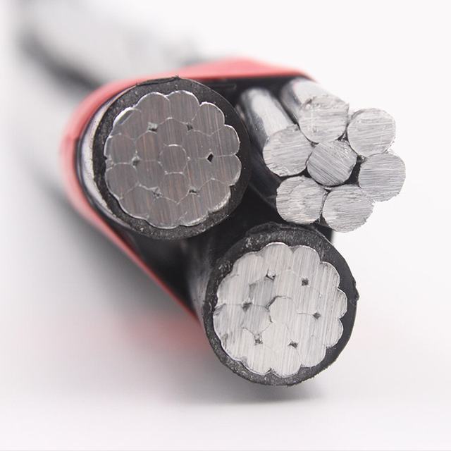 Triplex wire and cables PVC insulated abc cable sizes