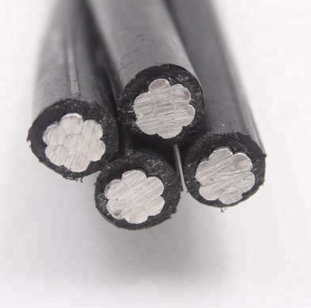 XLPE/изолированный полиэтиленом сталеалюминиевый провод без изоляции нейтральный кабель-мессенджер abc в силовых кабелях