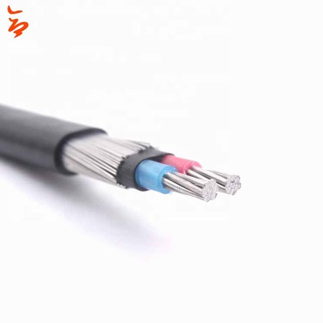 XLPE/PE/PVC insulated nylon sheath aluminum conductor coaxical cable