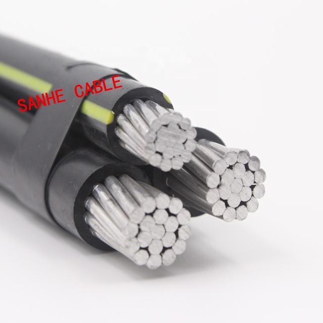 Câble empaqueté par antenne (abc) ou conducteur avec isolation en polyéthylène réticulé