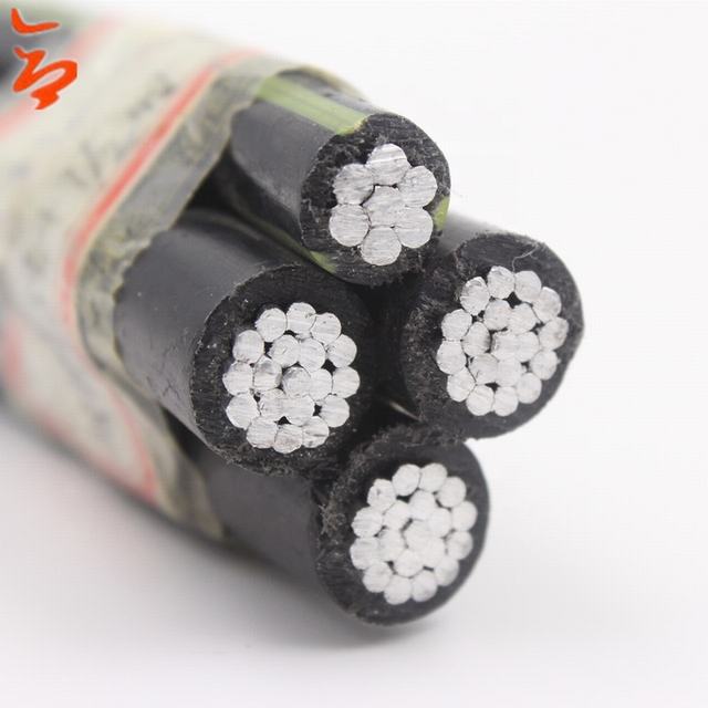 al Conductor 4 cores service drop abc cable Xlpe  insulated cable 3X120+1X70mm2