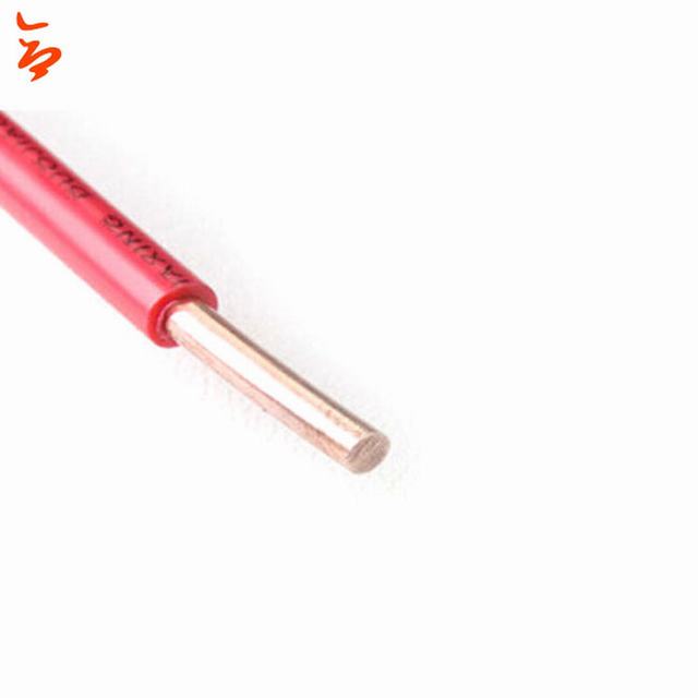 Copper conductor PVC cách điện rắn duy nhất dây điện