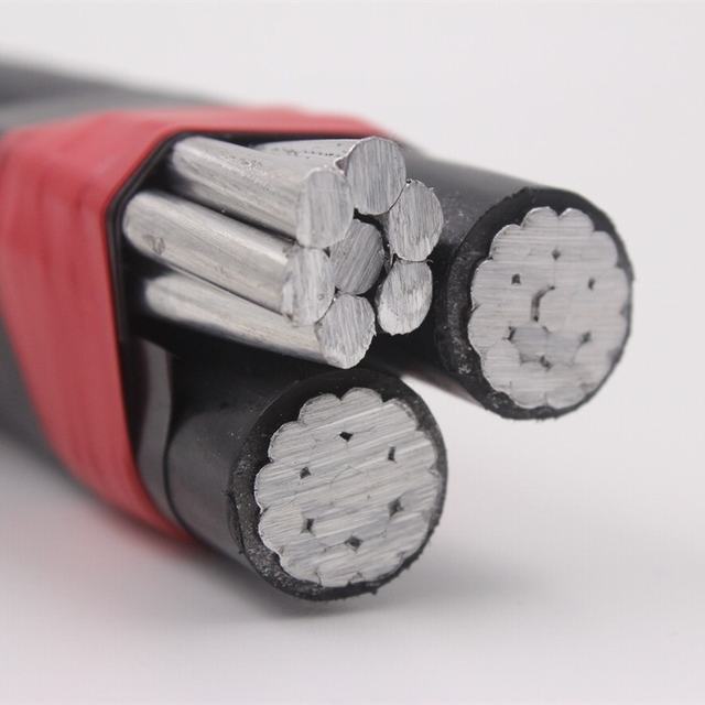 lv abc aerial bundled power cable with xlpe insulated overhead conductor
