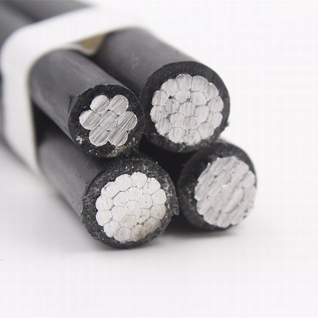 lv abc cable xlpe insulated aerial bundled cable (abc) aluminum cable price list