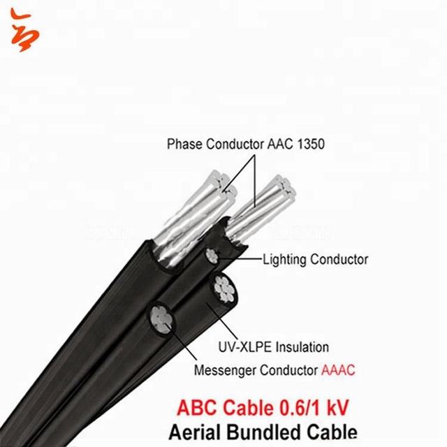 overhead line cable abc xlpe conductor abc cable 4 *35mm2