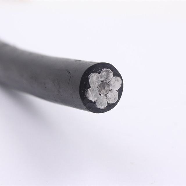 Overhead single core 35/50/70/95mm2 cabo isolado pe todo o alumínio