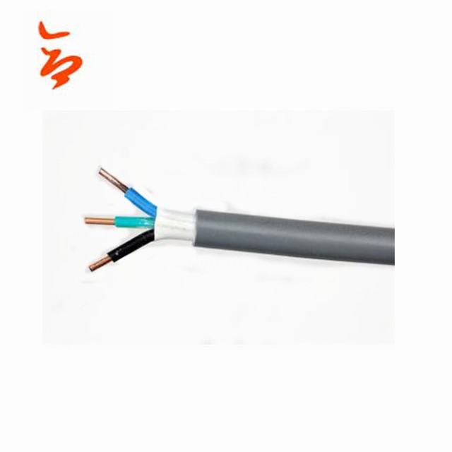 Stijve kabel Cu pvc geïsoleerde draad met koperen geleider geleider 450/750 v voor buiten 1*2.5mm2