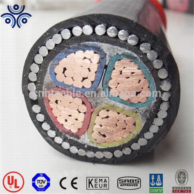 0.6/1KV XLPE 50mm2 copper steel wire armored power cable