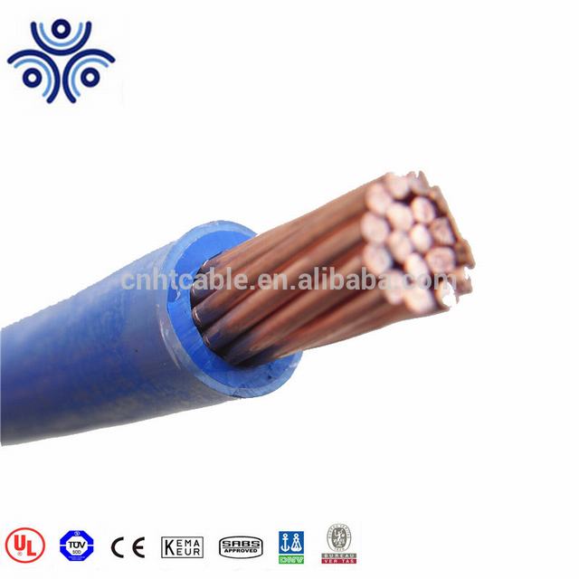 1/0AWG 2/0AWG PVC insulation cable copper wire cable THHN/THHW house wiring