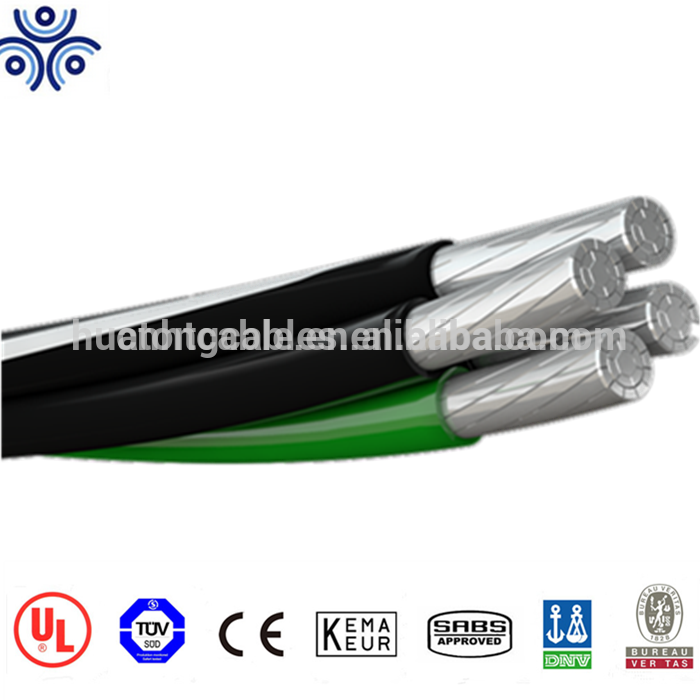 2-2-2-6 UL gestrandet Al MHF kabel aluminium alloy leiter vpe-isolierung
