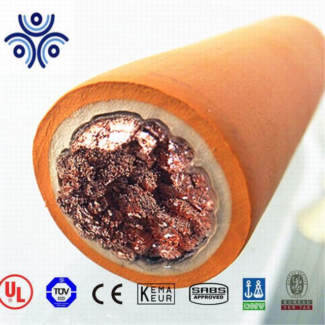 2mm thickness rubber cable welding industry cable 500AMP