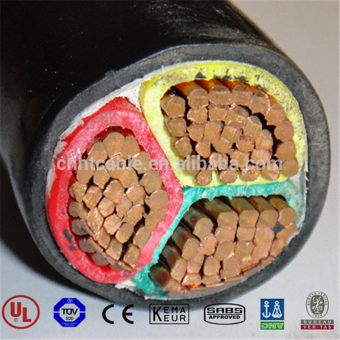 3*185mm2 Cu/XLPE/PVC Kabel untuk Dijual