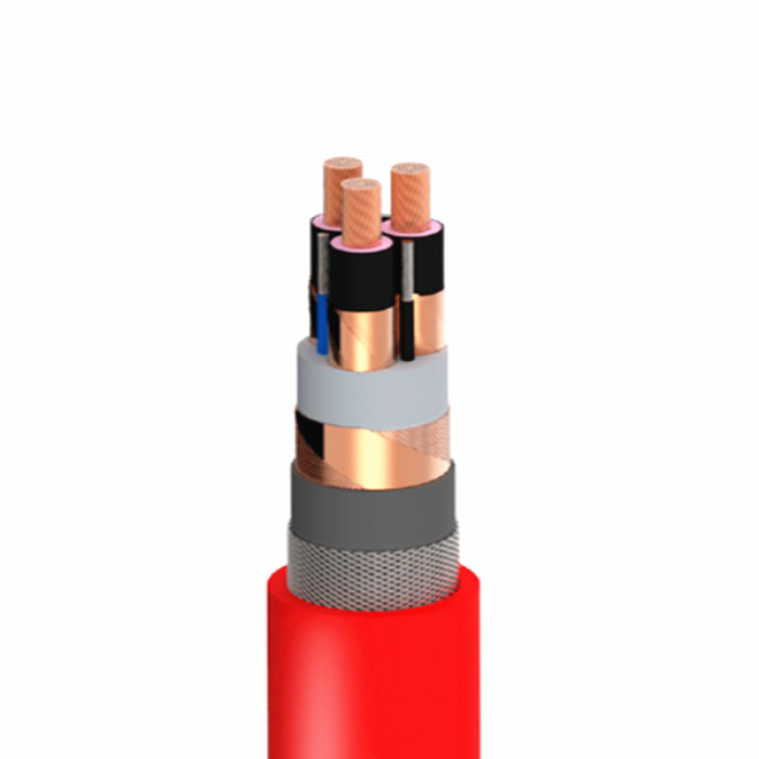 3.6/6KV tembaga kawat baja jalinan karet kabel kabel untuk industri Pertambangan tunneling dan bawah tanah di Eropa pasar