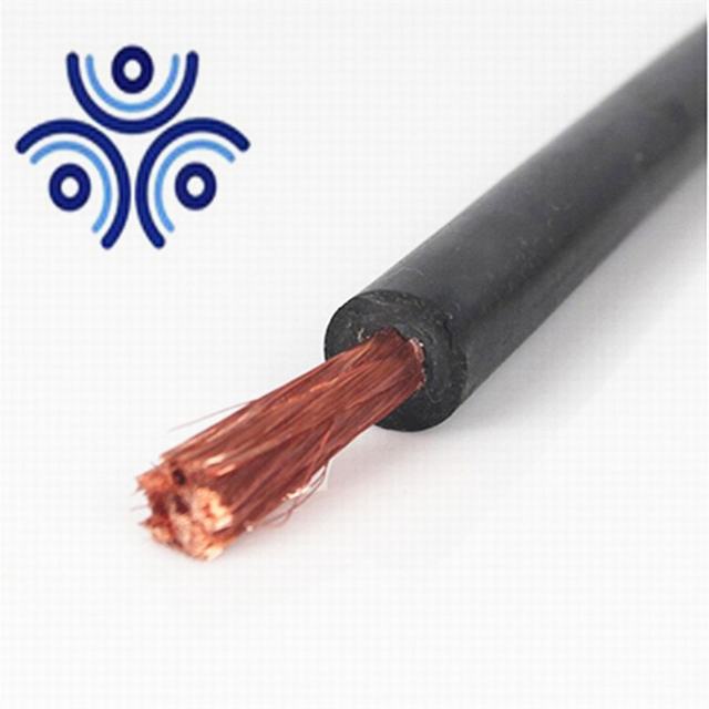 Fio de soldadura 35mm2 cabo de borracha da soldadura de cobre flexível