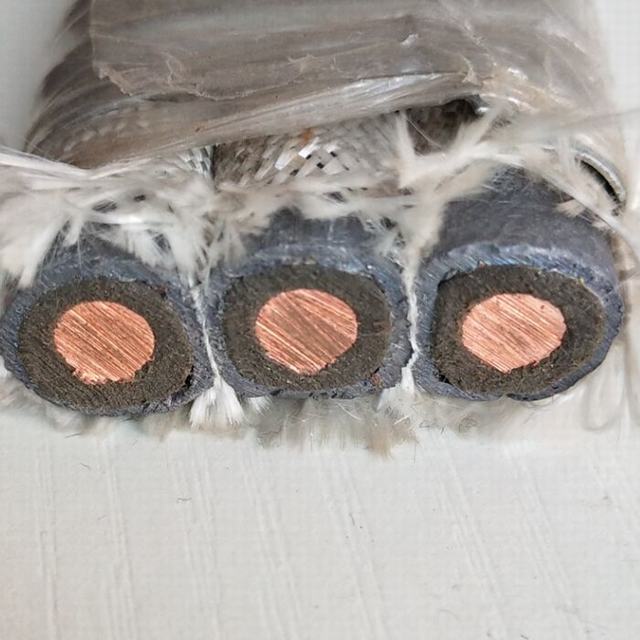 3x1AWG Copper Rubber Insulated ESP Cable